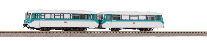 PIKO 52886 - H0 - Dieseltriebwagen BR 772 + Steuerwagen der DB AG; Ep. V - Wechselstrom - Digital